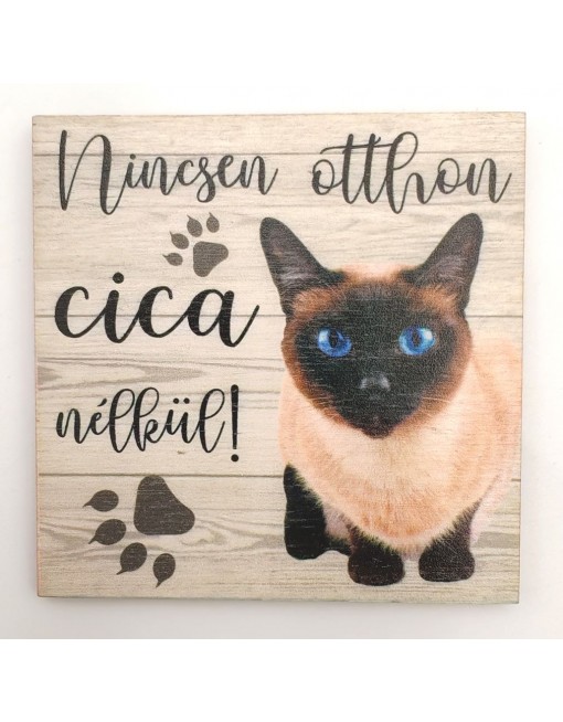 Fa tábla, cica