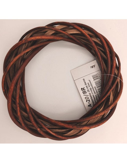 Barna vessző alap, 20 cm
