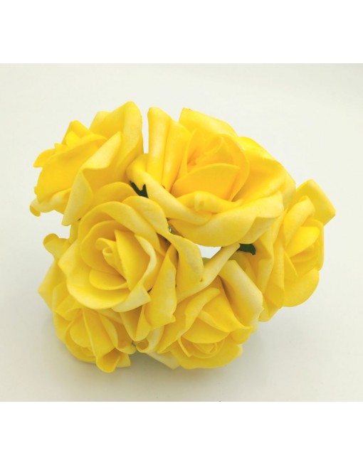 Polifoam rózsa köteg, 6 cm