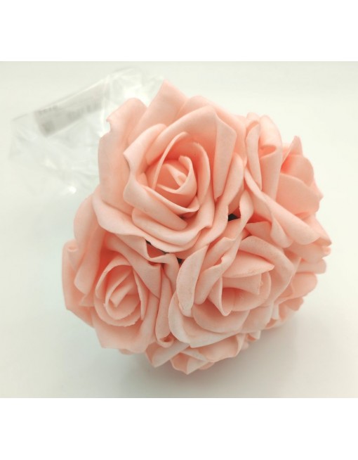 Polifoam rózsa köteg, 6 cm