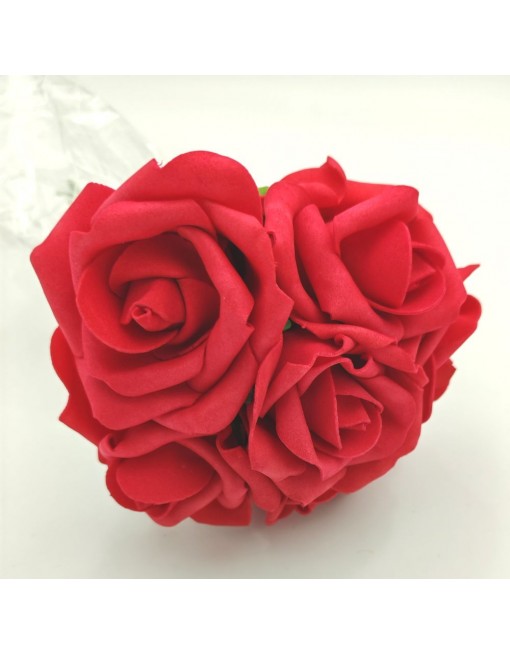 Polifoam rózsa köteg, 6 cm