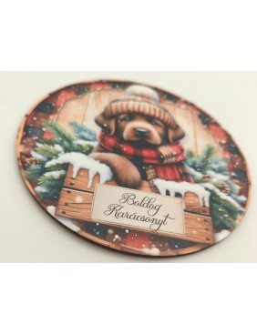 Fa tábla, Karácsony, kutya