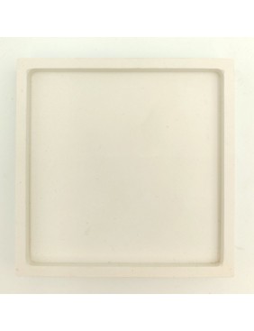 Gipsz-cement tál, négyzet