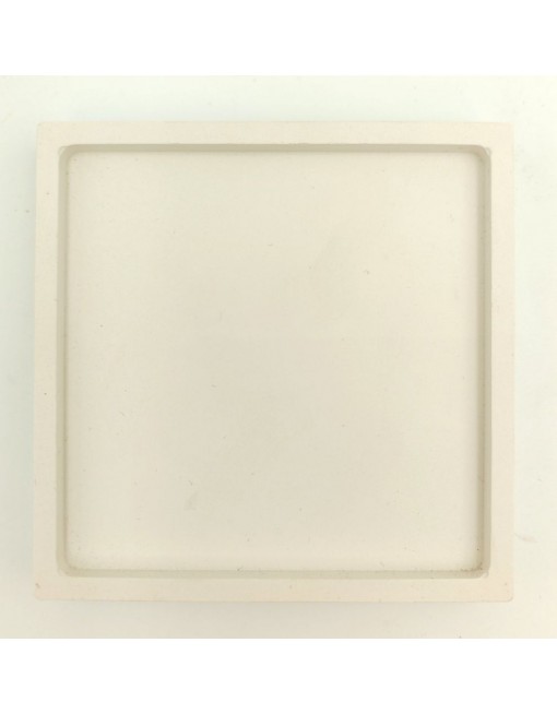 Gipsz-cement tál, négyzet