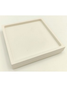 Gipsz-cement tál, négyzet