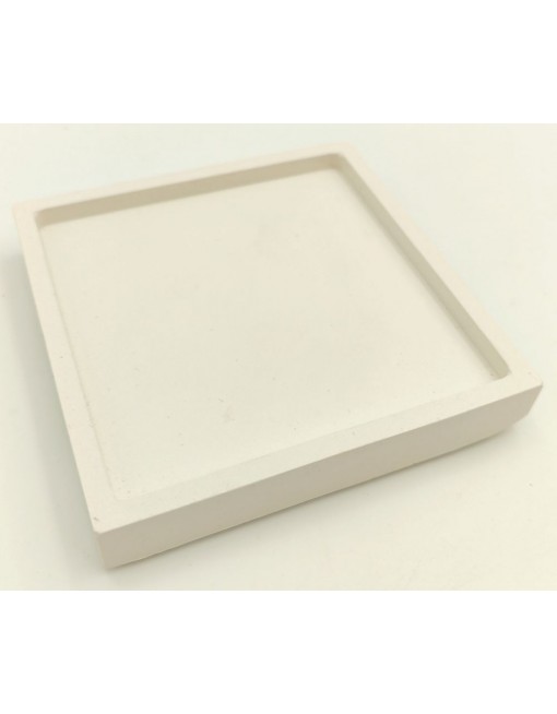 Gipsz-cement tál, négyzet