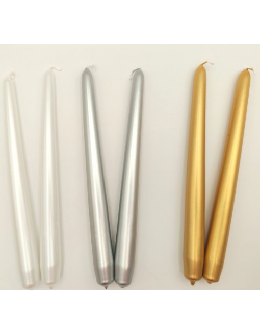 Szálas gyertya, több szín