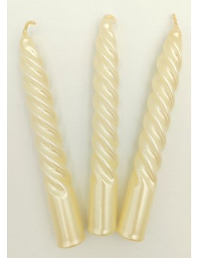 Csavart gyertya, krém