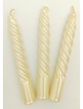 Csavart gyertya, krém