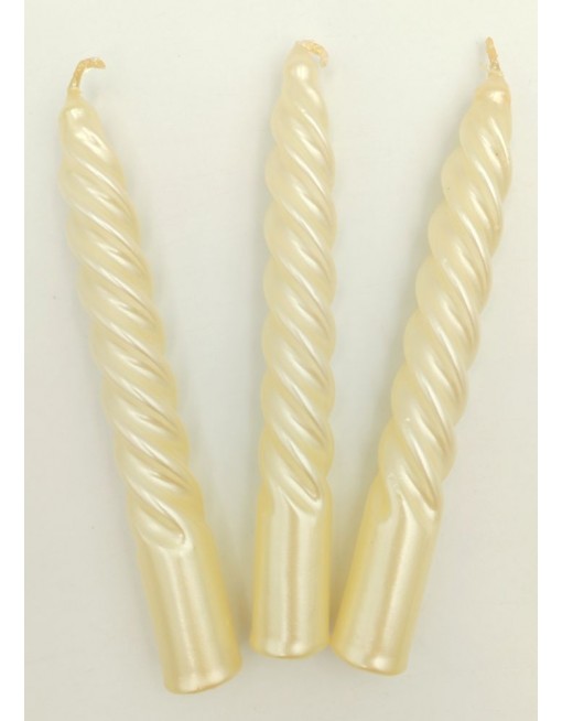 Csavart gyertya, krém