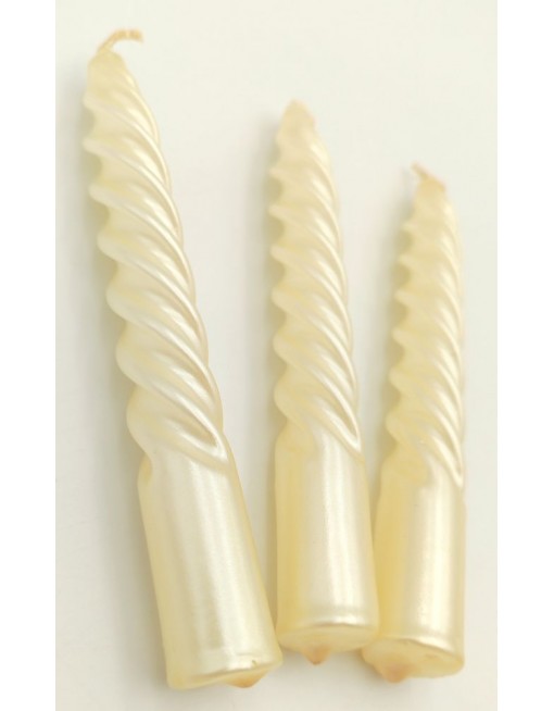 Csavart gyertya, krém