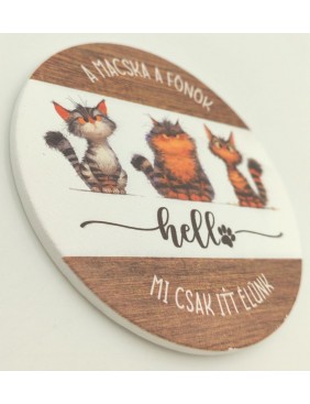Fa tábla - macska Fa tábla - macska