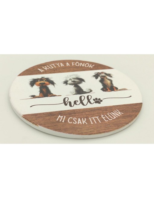 Fa tábla - kutya