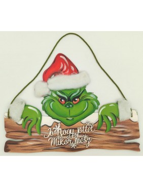 Akasztós Grincs tábla