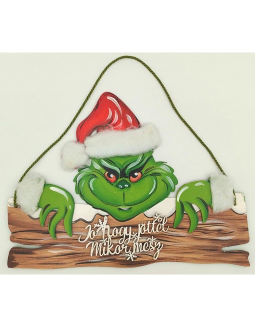 Akasztós Grincs tábla