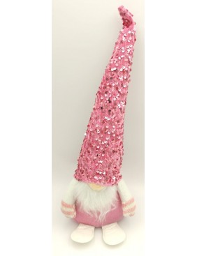 Manó flitteres sapkában