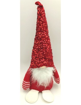 Manó flitteres sapkában