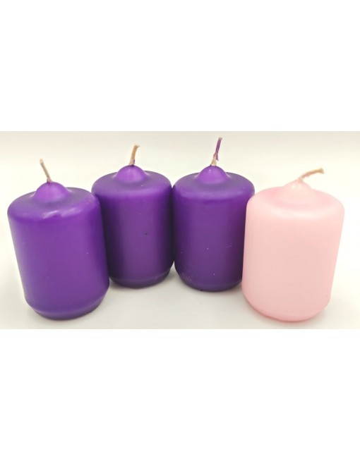 Adventi gyertya szett, négy szín