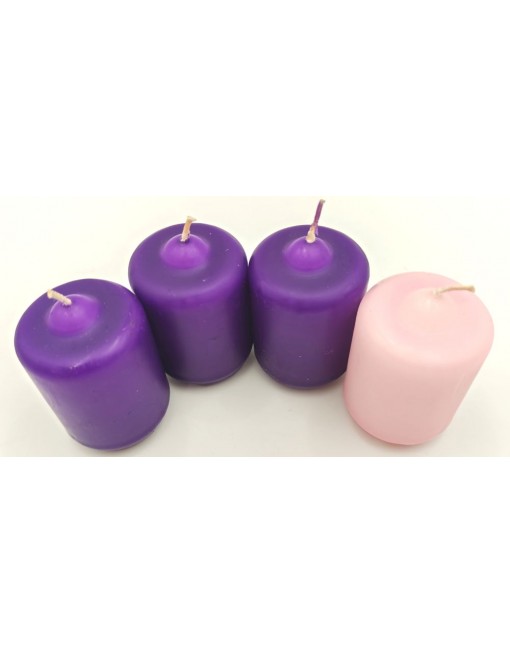 Adventi gyertya szett, négy szín