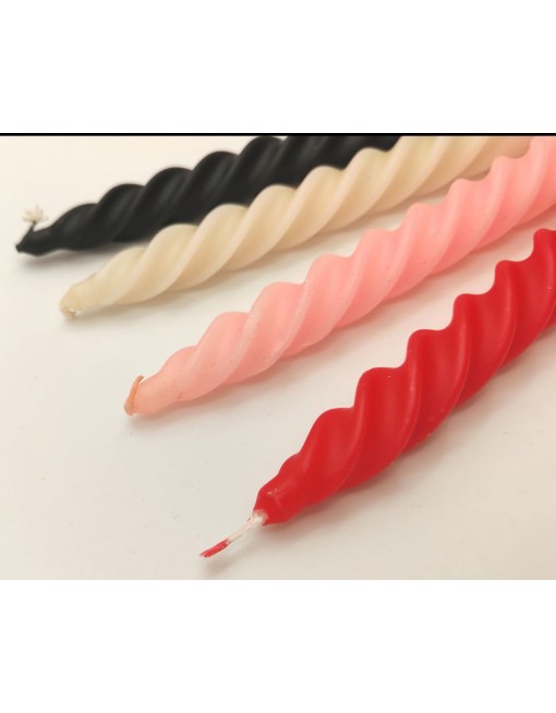 Csavart gyertya, 19 cm