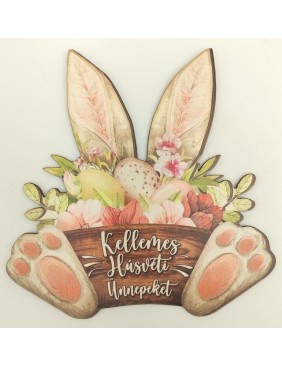 Dekor tábla - nyuszifül