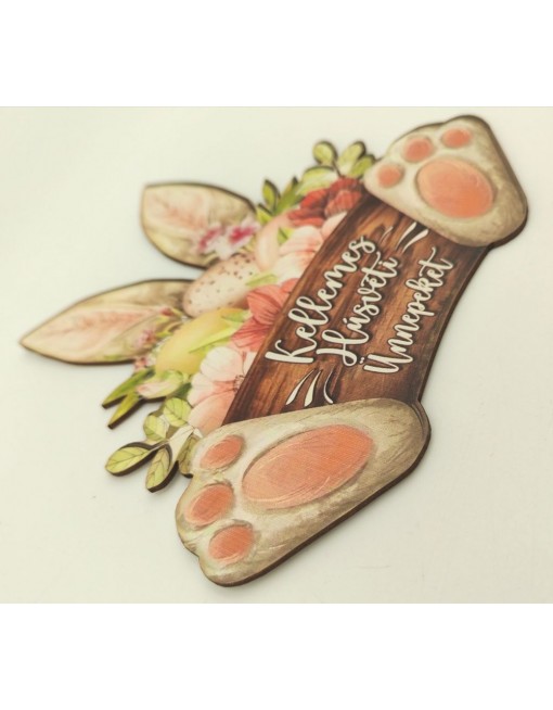 Dekor tábla - nyuszifül