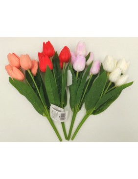 Tulipán csokor, 5 virágos