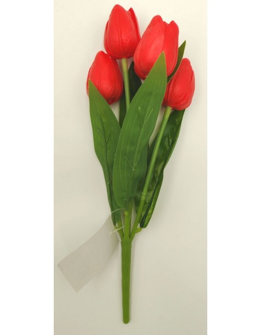 Tulipán csokor, 5 virágos