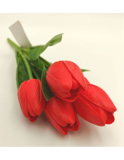 Tulipán csokor, 5 virágos