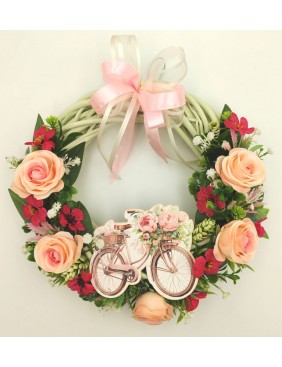 Kopogtató bicajos táblával