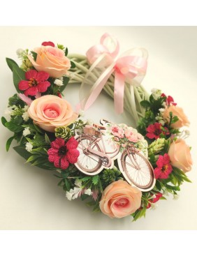 Kopogtató bicajos táblával