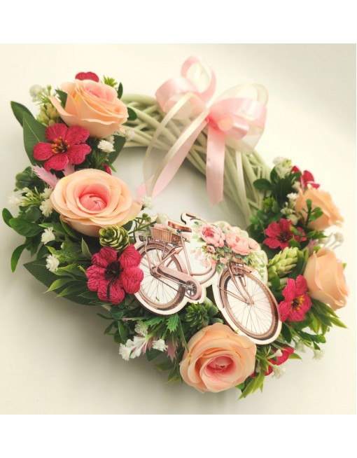 Kopogtató bicajos táblával