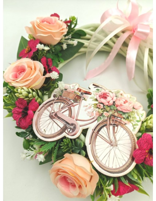 Kopogtató bicajos táblával