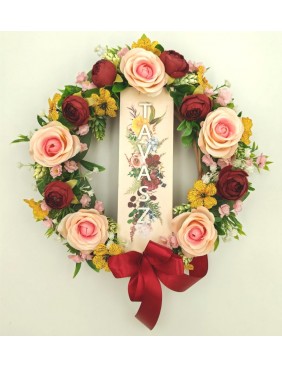 Kopogtató tavasz táblával