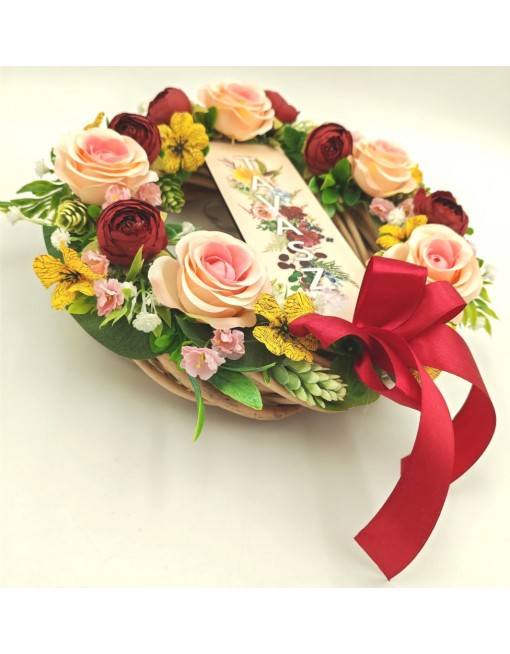 Kopogtató tavasz táblával