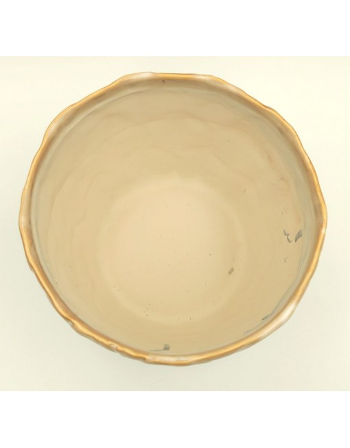 Arany-fehér kerámia kaspó