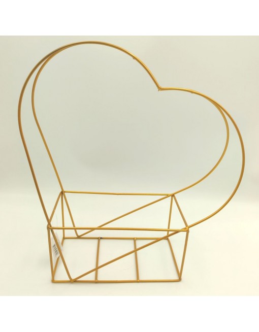 Szív alakú fém alap