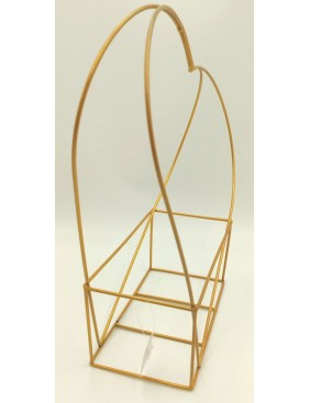 Szív alakú fém alap