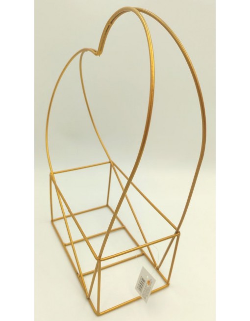 Szív alakú fém alap