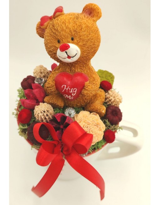 Maci fehér bögrén 2