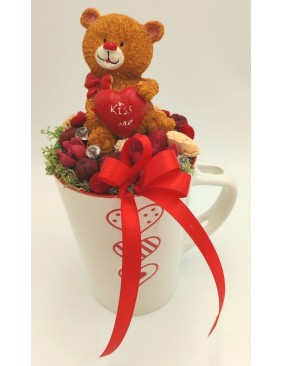 Maci fehér bögrén 4