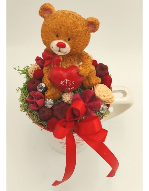 Maci fehér bögrén 4