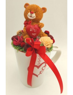 Maci fehér bögrén 5