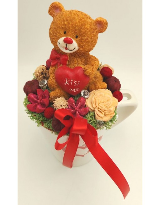 Maci fehér bögrén 5