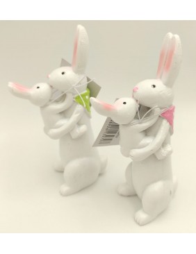 Nyuszi figura kendővel