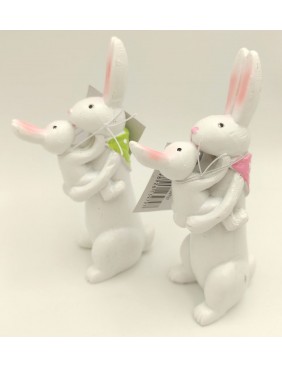 Nyuszi figura kendővel