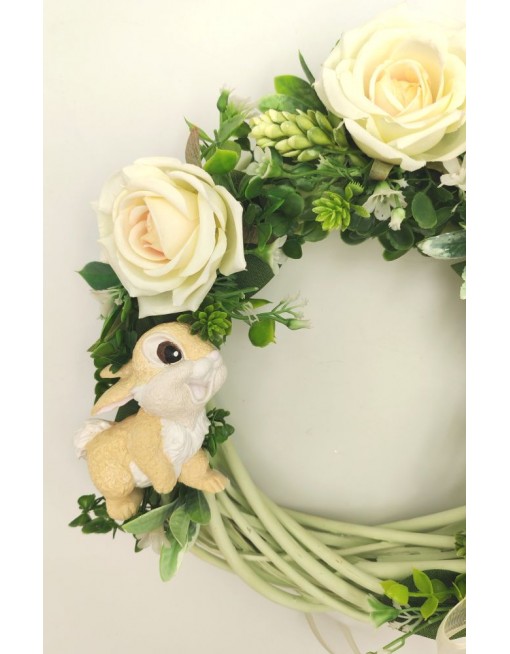 Kopogtató rózsával, nyuszival