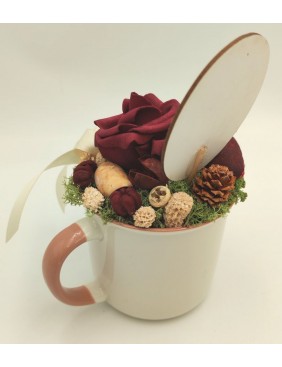 Díszített cicás bögre 2 Díszített cicás bögre 2