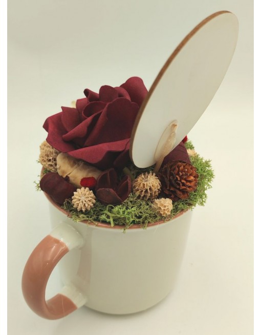 Díszített cicás bögre 3