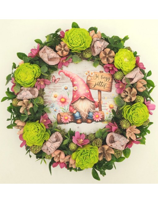 Kopogtató manós táblával